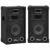 vidaXL Haut-parleurs sc&egrave;ne Hifi passifs professionnels 2 pcs 800W Noir