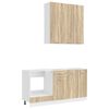 vidaXL Unit&eacute; de cuisine LYON 5 pc Ch&ecirc;ne Sonoma Bois d'ing&eacute;nierie