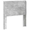 vidaXL T&ecirc;te de lit Gris b&eacute;ton Bois d'ing&eacute;nierie