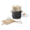 Bestron Cuiseur &agrave; riz avec set &agrave; sushi et &agrave; vapeur Bambou 1 L Noir