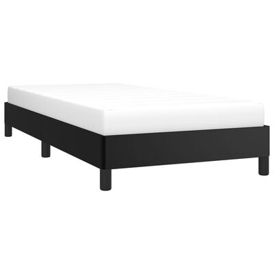 vidaXL Cadre de lit sans matelas noir 90x190 cm similicuir