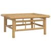 vidaXL Table de jardin 65x55x30 cm bambou