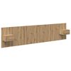 vidaXL T&ecirc;te de lit avec armoire 3 pcs Ch&ecirc;ne artisanal