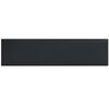 vidaXL T&ecirc;te de lit murale 12 pc 60 x 15 cm Noir tissu