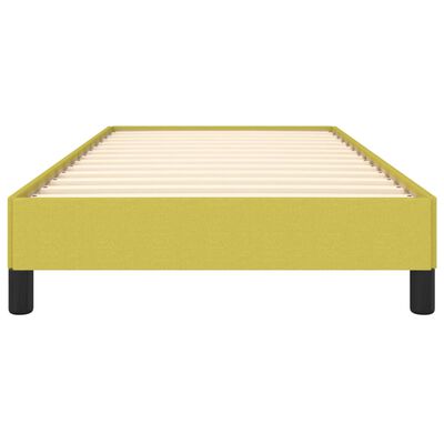 vidaXL Cadre de lit sans matelas vert 90x200 cm tissu