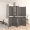 vidaXL Cloison de s&eacute;paration 4 panneaux Anthracite 200x200 cm Tissu
