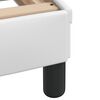 vidaXL Cadre de lit avec LED sans matelas Hvar blanc 80x200 cm