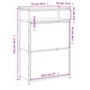 vidaXL Armoire &agrave; chaussures ch&ecirc;ne fum&eacute; 75x34x112 cm bois d'ing&eacute;nierie