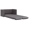 vidaXL Canap&eacute;-lit 2 en 1 gris 112x174x55 cm similicuir
