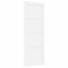 vidaXL Porte int&eacute;rieure 73,5 x 198,5 cm Contreplaqu&eacute; Blanc