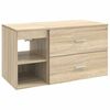 vidaXL Ensemble de mobilier de salle de bain 2 pc Ch&ecirc;ne Sonoma