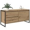 vidaXL Meuble TV Ch&ecirc;ne artisan 100 x 36 x 49.5 cm Bois d'ing&eacute;nierie