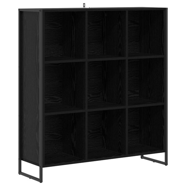 vidaXL Biblioth&egrave;que Ch&ecirc;ne noir 99,5 x 30 x 108,5 cm Bois d'ing&eacute;nierie