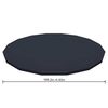Bestway Couverture de piscine Flowclear 488 cm