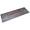 vidaXL Tapis de sol de cuisine lavable Poivre 45x150 cm