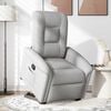 vidaXL Fauteuil inclinable gris nuage tissu
