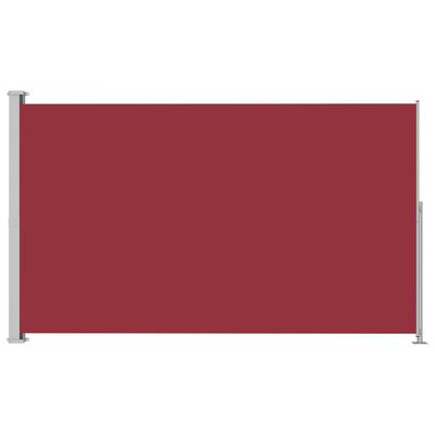 vidaXL Auvent latéral rétractable de patio 220x300 cm Rouge