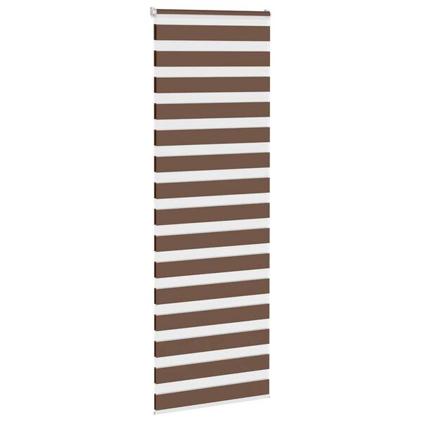 vidaXL Store z&egrave;bre marron 70x230 cm largeur du tissu 65,9 cm polyester
