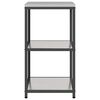vidaXL Rangement de cuisine avec &eacute;tag&egrave;re Argent 60 x 50 x 92 cm Acier
