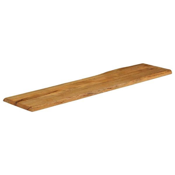 vidaXL Dessus de table 160x40x3,8 cm bord vivant bois massif manguier
