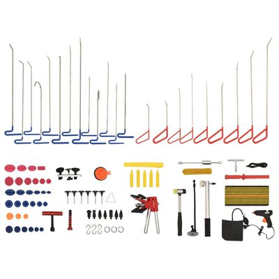 vidaXL Kit d'outils de débosselage sans peinture 89 pcs