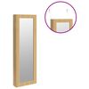 vidaXL Armoire &agrave; bijoux avec miroir murale 30x8,5x90 cm