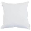 vidaXL Oreiller avec oreiller Blanc 80 x 80 cm Coton