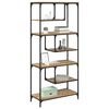 vidaXL Biblioth&egrave;que ch&ecirc;ne artisanal 81 x 36 x 176 cm Bois d'ing&eacute;nierie