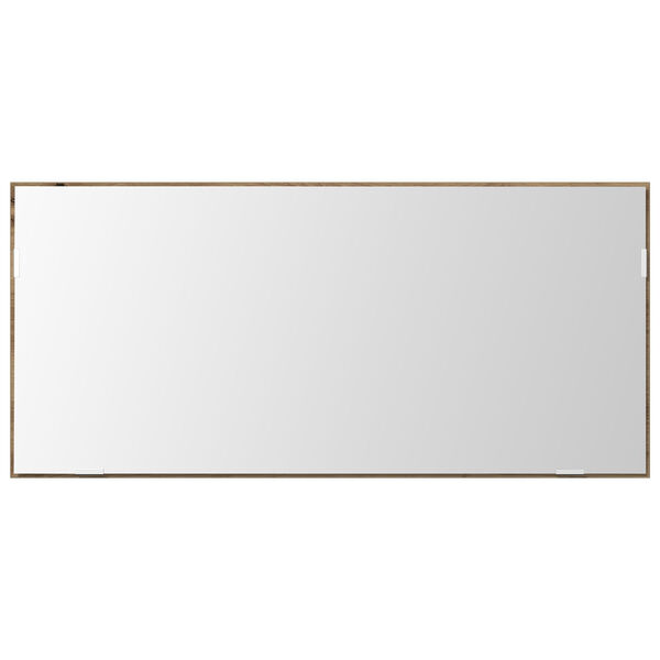 vidaXL Miroir chêne artisanal 80 x 37 cm Verre et Bois Ingénierie