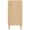 vidaXL Buffets 3 pcs ch&ecirc;ne sonoma 60x35x70 cm bois d'ing&eacute;nierie