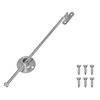 vidaXL Charni&egrave;re &agrave; tige de traction 12 pc Argent&eacute; 190 mm M&eacute;tал