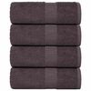 vidaXL Gants de toilette FROGN 4 pcs anthracite 15x21 cm 360 g/m&sup2;