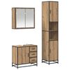 vidaXL Ensemble de mobilier de salle de bain 3 pi&egrave;ces Ch&ecirc;ne artisanal