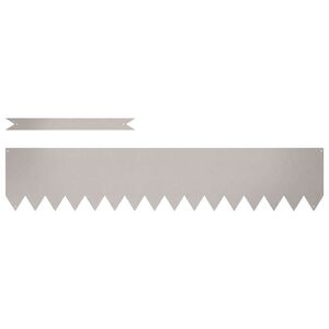vidaXL Bordure de Pelouse 50 pcs Marron 100 x 0.05 x 20 cm