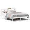 vidaXL Cadre de lit sans matelas blanc 120x200 cm bois de pin massif