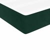 vidaXL Sommier &agrave; lattes de lit avec matelas Vert fonc&eacute; 100x200 cm