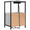 vidaXL Cabinet de chevet avec tiroir 2 pcs Gris Sonoma 40 x 31 x 60 cm