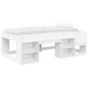 vidaXL Cadre de lit pour enfants avec rangement Blanc 80 x 200 cm