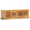 vidaXL Banc de rangement 128 cm Bois de manguier massif
