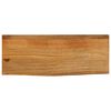 vidaXL Dessus de table &agrave; bord vivant 80x20x3,8 cm bois massif manguier