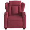 vidaXL Fauteuil de massage inclinable électrique Rouge bordeaux Tissu