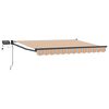 vidaXL Store r&eacute;tractable manuel avec LEDs 3,5 x 2,5 m