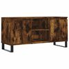 vidaXL Meuble TV ch&ecirc;ne fum&eacute; 104x35x50 cm bois d'ing&eacute;nierie