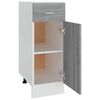 vidaXL Armoire &agrave; tiroirs inf&eacute;rieure "Lyon" Gris Sonoma 30 x 46 x 81,5 cm Bois d'ing&eacute;nierie