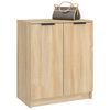 vidaXL Armoire &agrave; chaussures Ch&ecirc;ne Sonoma 59x35x70 cm Bois d'ing&eacute;nierie