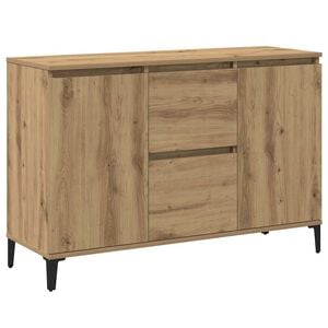 vidaXL Buffet ch&ecirc;ne artisanal 102x35x70 cm bois d'ing&eacute;nierie
