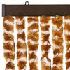 vidaXL Moustiquaire Ocre et blanc 56x185 cm Chenille