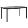 vidaXL Table de salle &agrave; manger / Table de repas 150 x 78 x 75 cm M&Eacute;TAL