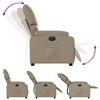 vidaXL Fauteuil inclinable &eacute;lectrique Cappuccino Similicuir
