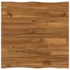 vidaXL Plateau de Table Rectangulaire 40 x 40 x 3,5 cm Carr&eacute; Naturel